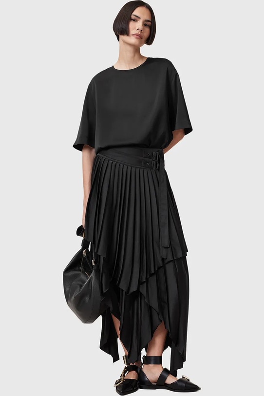 AllSaints fusta KAT uni negru W060RC