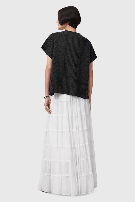 Одежда Юбка AllSaints EVA W061RC белый