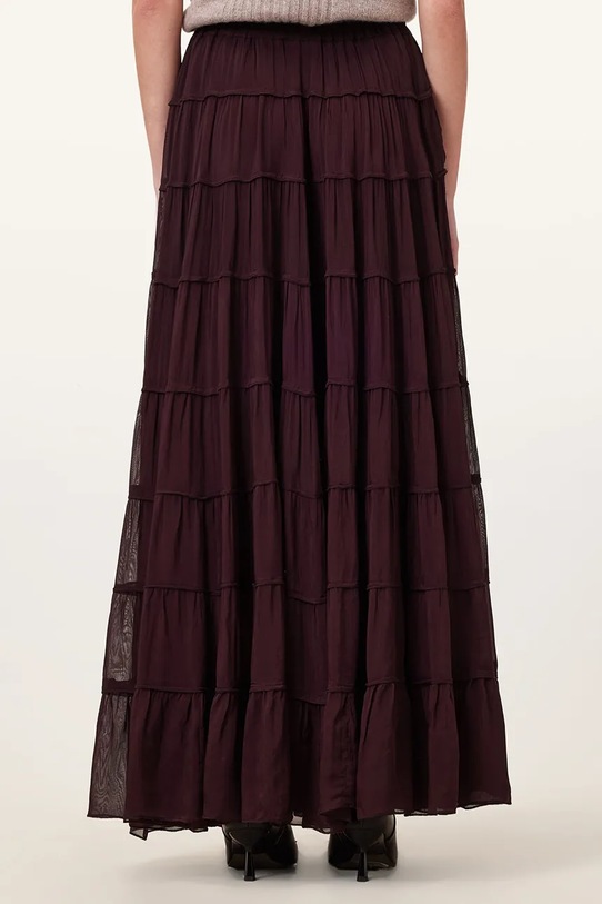 Φούστα AllSaints EVA W061RC μπορντό