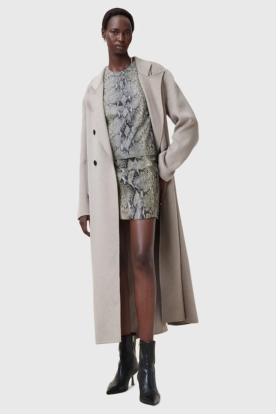 Кожаная юбка AllSaints RENAI W007RC