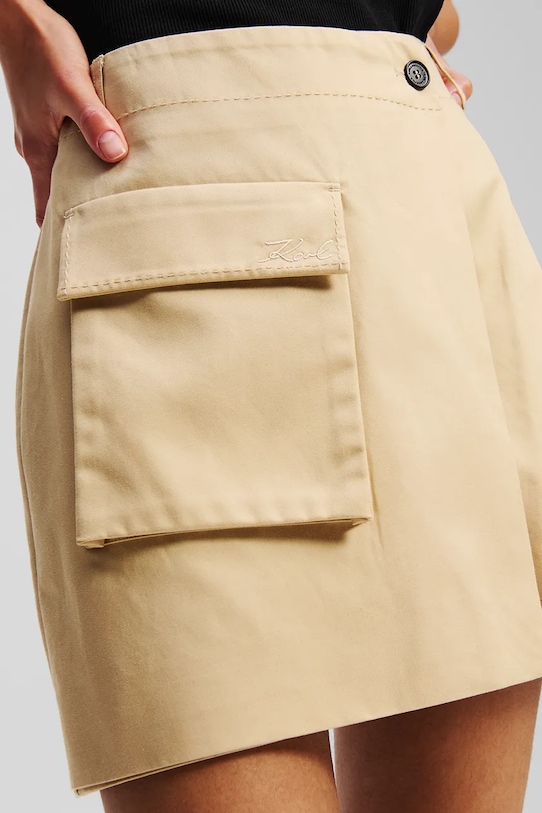 Odzież Karl Lagerfeld spódnica A2W12019 beżowy