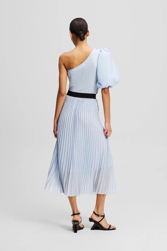 Karl Lagerfeld spódnica A2W12022 niebieski SS25