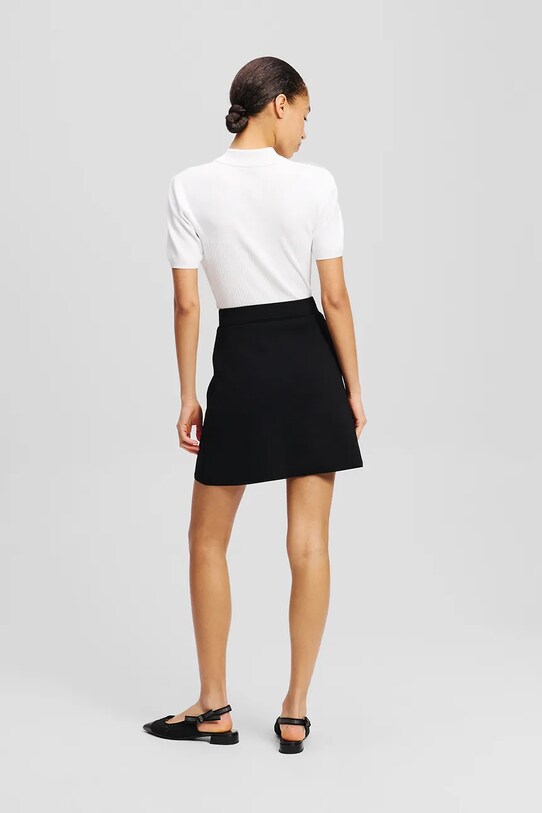 Karl Lagerfeld spódnica A2W12024 czarny SS25