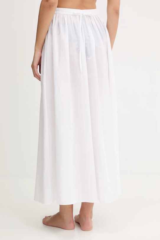 Îmbrăcăminte Karl Lagerfeld fustă din bumbac A2W46043 alb