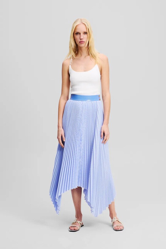 Krilo Karl Lagerfeld Tkanina modra A2W12015