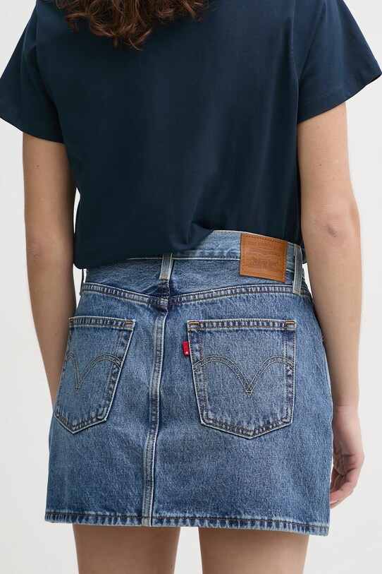 Abbigliamento Levi's gonna ICON SKIRT WESTERN YOKE 001VJ blu