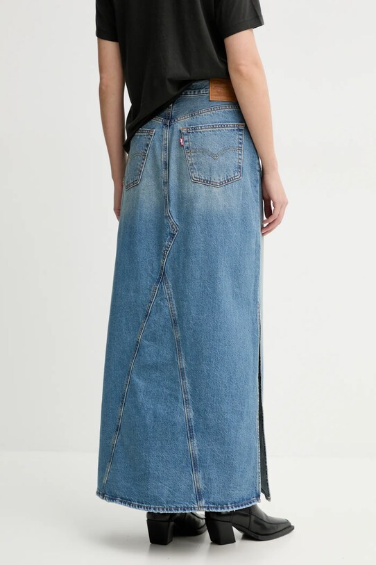 Abbigliamento Levi's gonna di jeans ICONIC LONG SKIRT W/SLIT A8727 blu