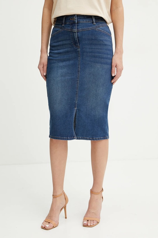 Τζιν φούστα Morgan JAPA με ελαστάν μπλε JAPA
