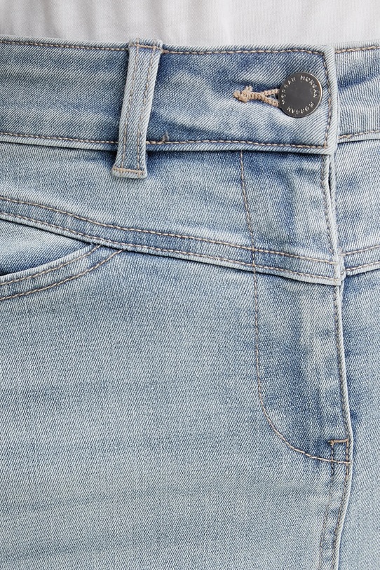 Morgan fustă din denim JAPA albastru JAPA