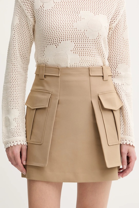 Morgan fustă JAKO.F uni bej JAKO.F