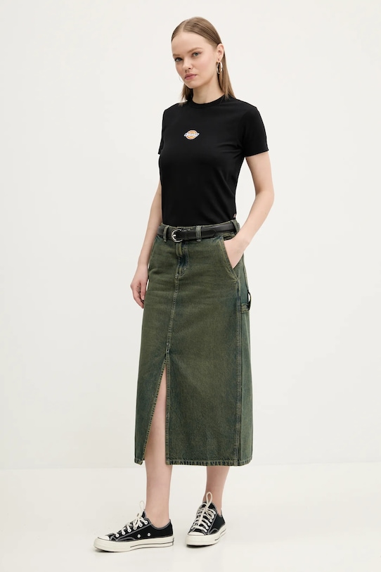 Dickies spódnica jeansowa DK0A866SK571 zielony SS25