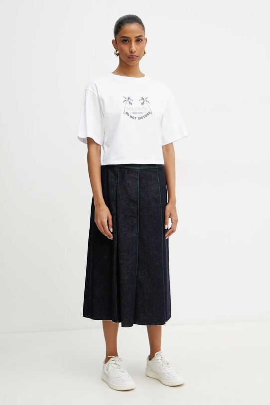 MAX&Co. fustă din denim 2516101023200 bleumarin SS25