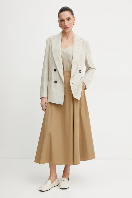 Pamučna suknja MAX&Co. 2516101114200 zelena SS25