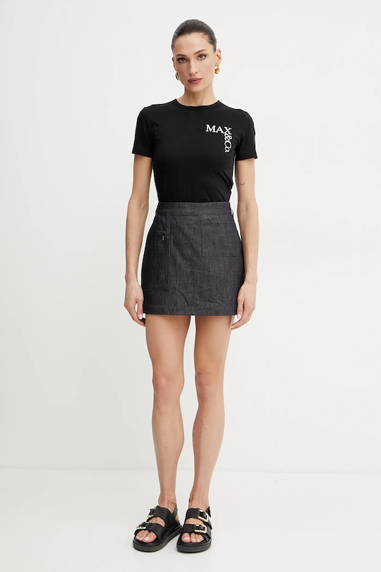 Τζιν φούστα MAX&Co. 2518101032200 σκούρο μπλε SS25