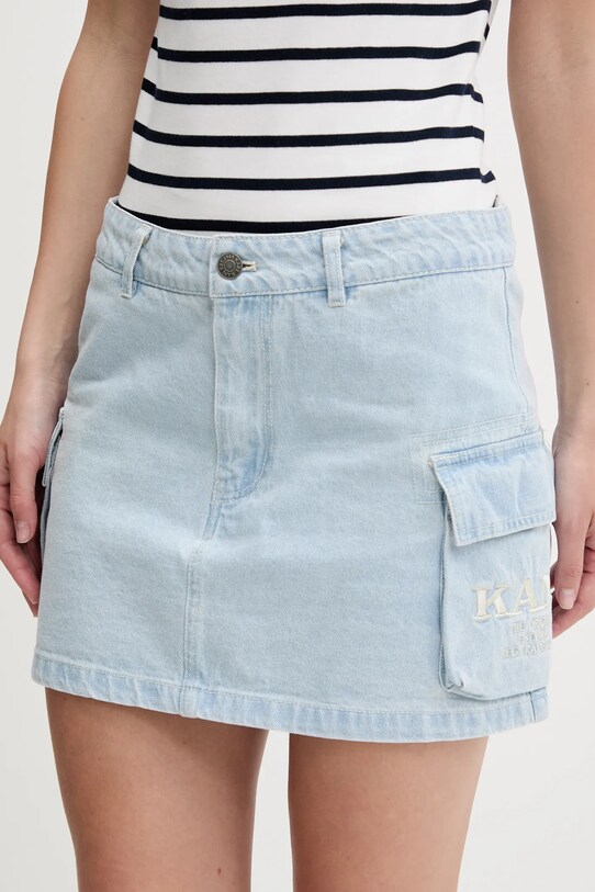 Karl Kani gonna di jeans mini blu PD00001820