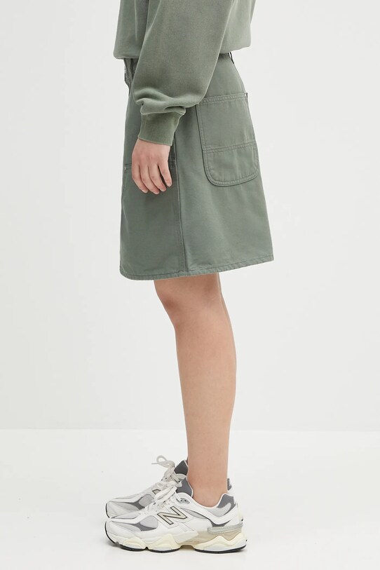 Carhartt WIP spódnica jeansowa Maeve Double Knee Skirt I034836.1YF06 zielony SS25