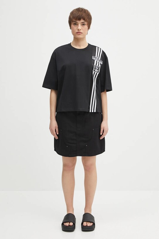 Carhartt WIP spódnica jeansowa Maeve Double Knee Skirt I034836.8906 czarny