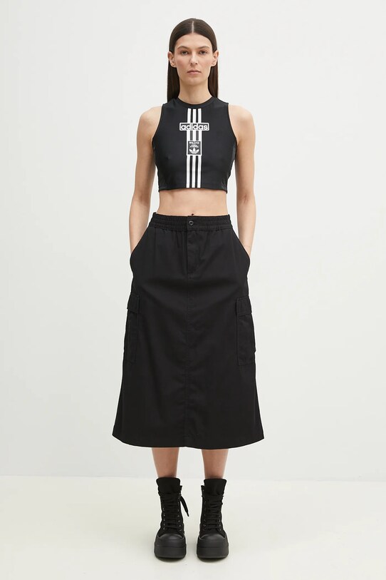 Хлопковая юбка Carhartt WIP Jet Cargo Skirt I033148.8902 чёрный
