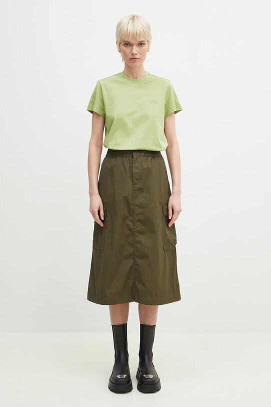 Хлопковая юбка Carhartt WIP Jet Cargo Skirt I033148.4102 зелёный