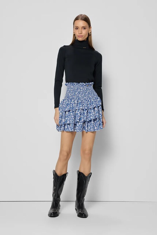 Φούστα Bizuu TYLA με μοτίβο μπλε TYLA.LARI.BLUE.SS25