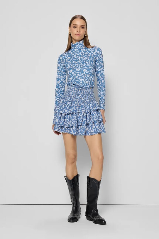 Φούστα Bizuu TYLA TYLA.LARI.BLUE.SS25 μπλε