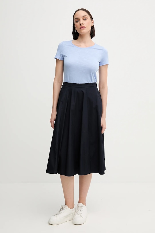 Bavlněná sukně Gant 4400163 námořnická modř SS25