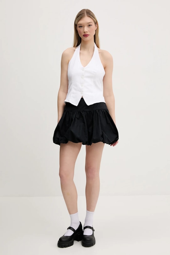 Abercrombie & Fitch pamut szoknya KI143.5062.900 fekete SS25