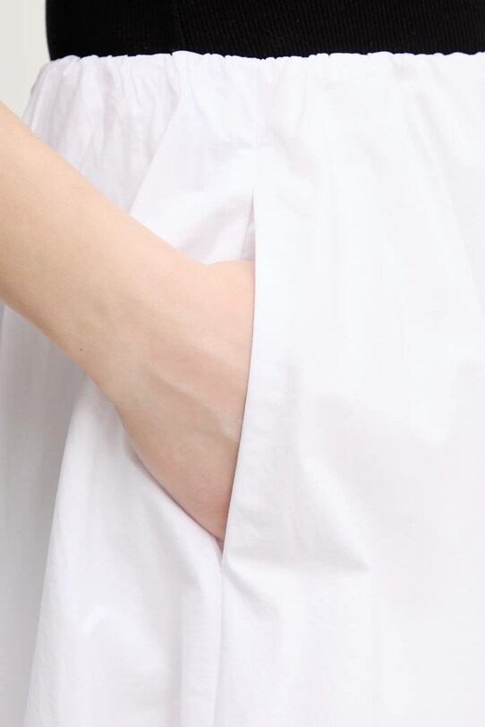 Abercrombie & Fitch spódnica bawełniana biały KI143.5069.100