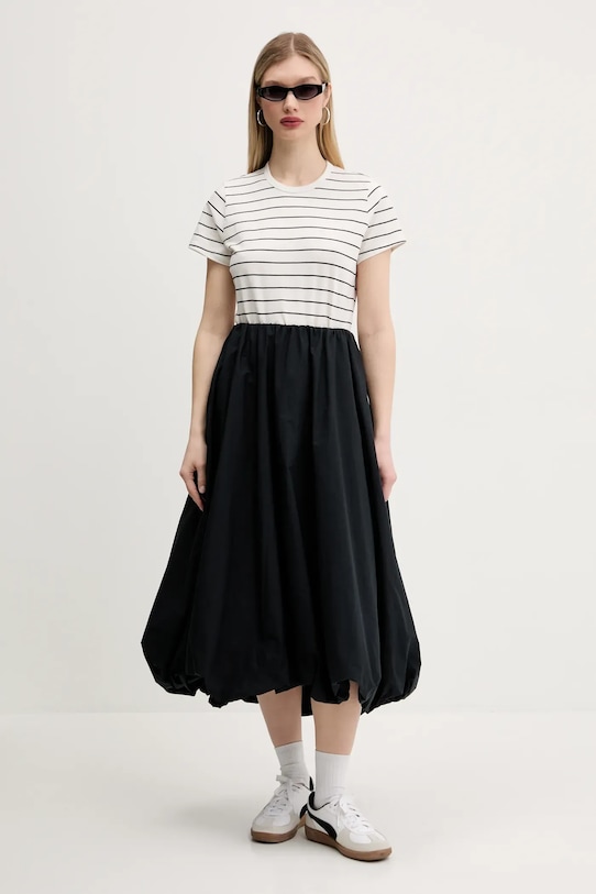 Abercrombie & Fitch spódnica bawełniana KI143.5070.900 czarny SS25