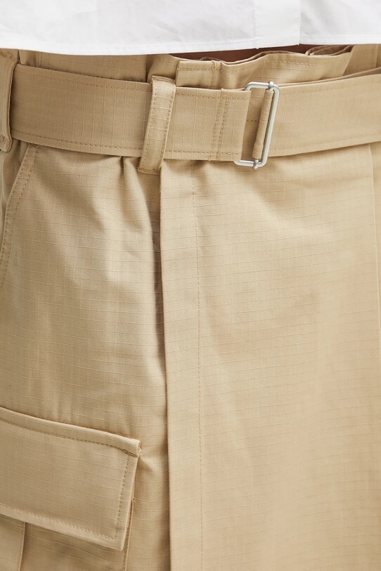 Pamučna suknja Kenzo bež FF52JU2989DL.11