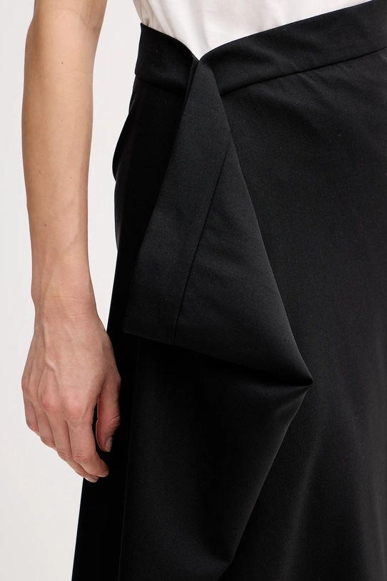 Kenzo spódnica wełniana czarny FF52JU3149RA.99