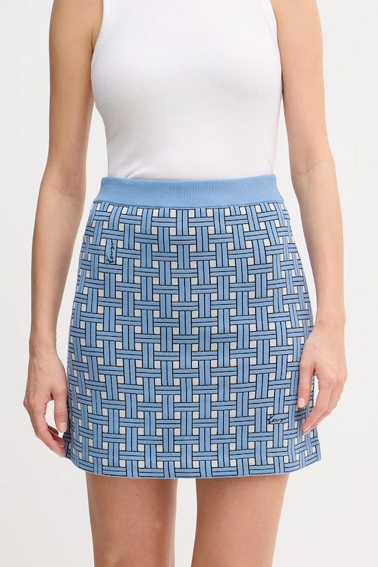 Kenzo spódnica casual niebieski FF52JU4733CO.64