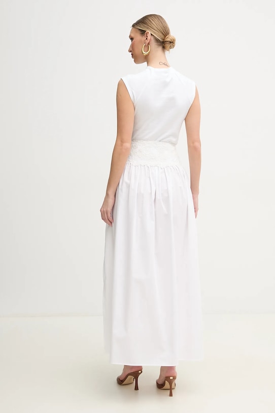 Ruházat Ermanno Scervino LIFE pamut szoknya D464O605OVZ fehér