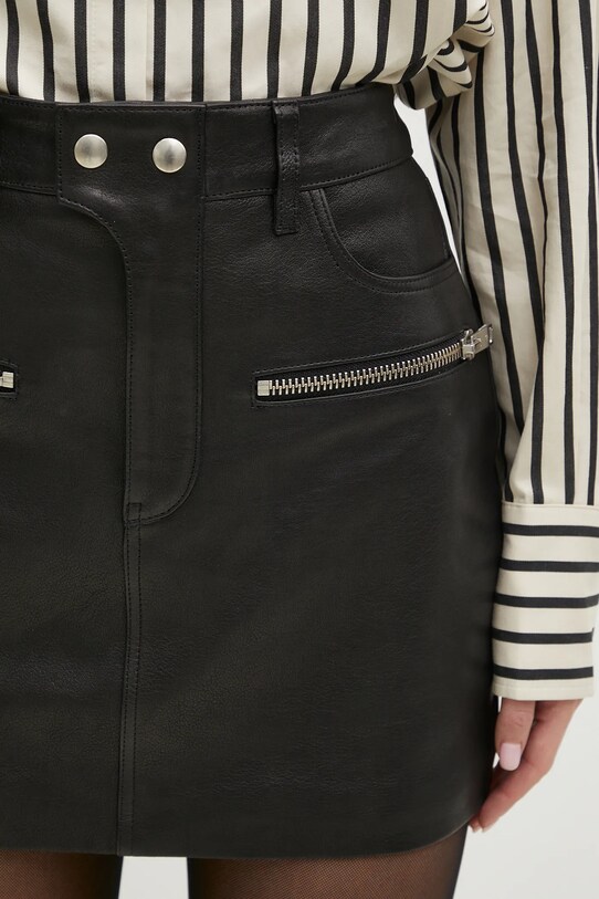 Sukňa Anine Bing Steel Skirt čierna A.04.10752