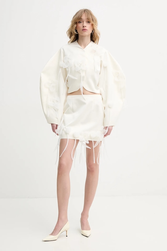 Rotate skirt 113884857 beige SS25