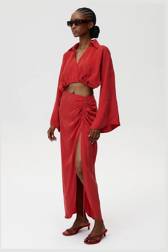 Undress Code fustă Rhea Skirt 907. rosu SS25