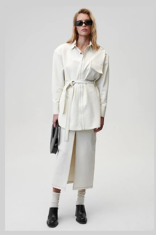 Îmbrăcăminte Undress Code fustă Soft Gaze Skirt 759 alb