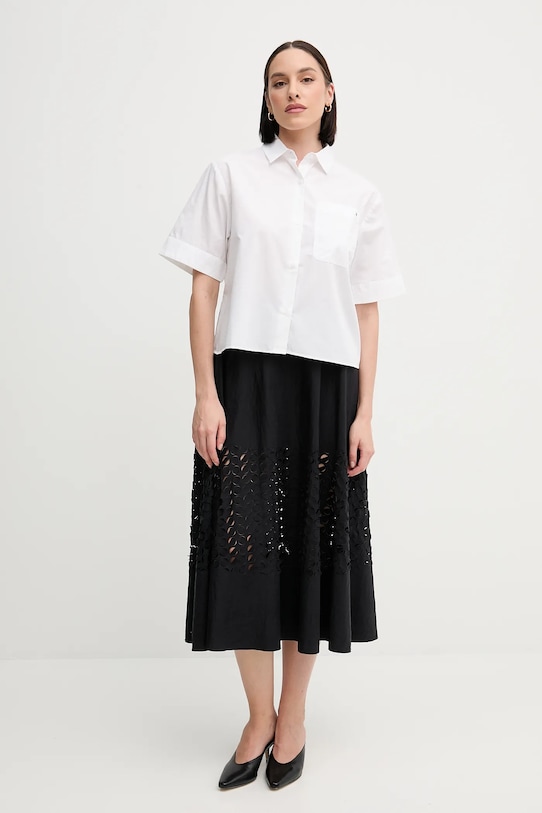 Suknja Sandro Ferrone S18XBERAKO crna SS25