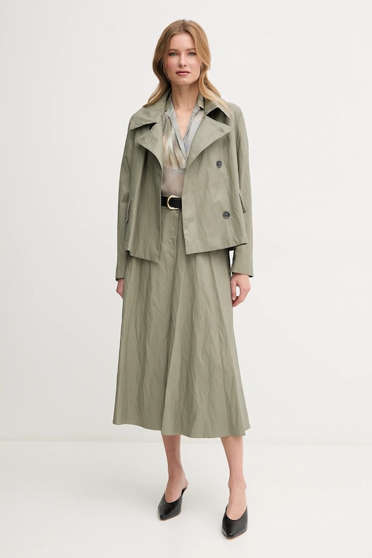 Sandro Ferrone spódnica S23XBEBARBERO zielony SS25