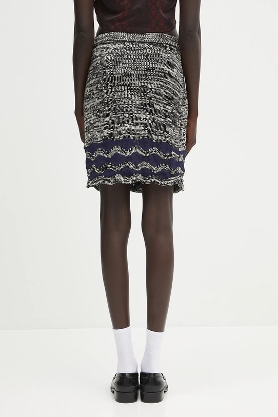 Odzież Wales Bonner spódnica Shade Knit WS25KN26.KN04.5100 granatowy
