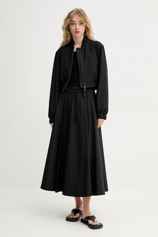 MMC STUDIO fustă AKE negru SS25