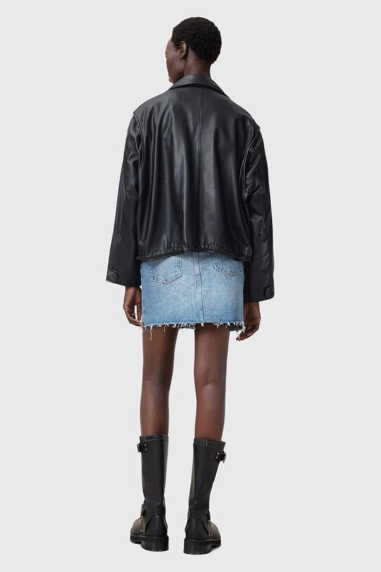 AllSaints fusta jeans AKI CROSSOVER W006RC