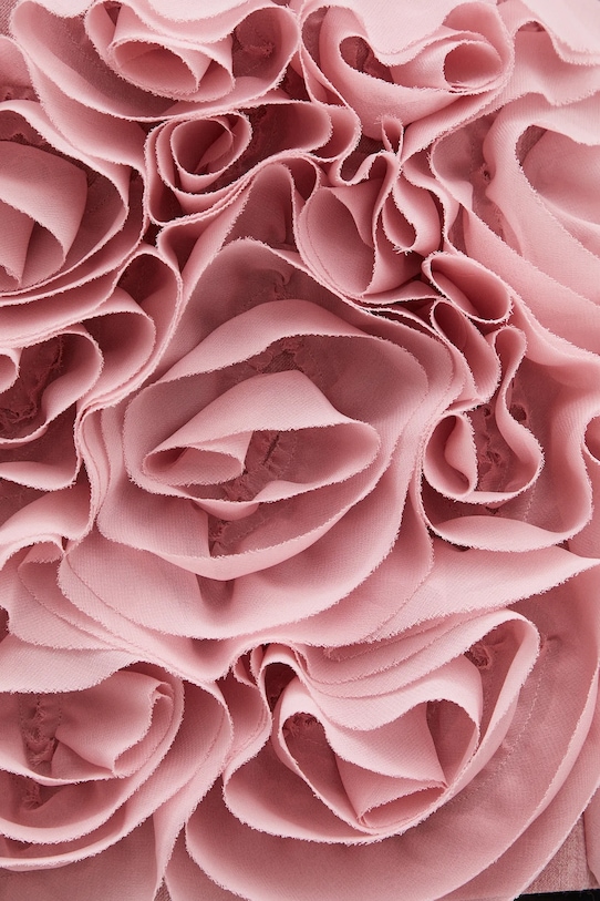 AMBUSH gonna con aggiunta di lana Rose Skirt rosa 12115389
