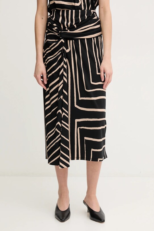 Joseph Ribkoff fustă cu modele negru 252187
