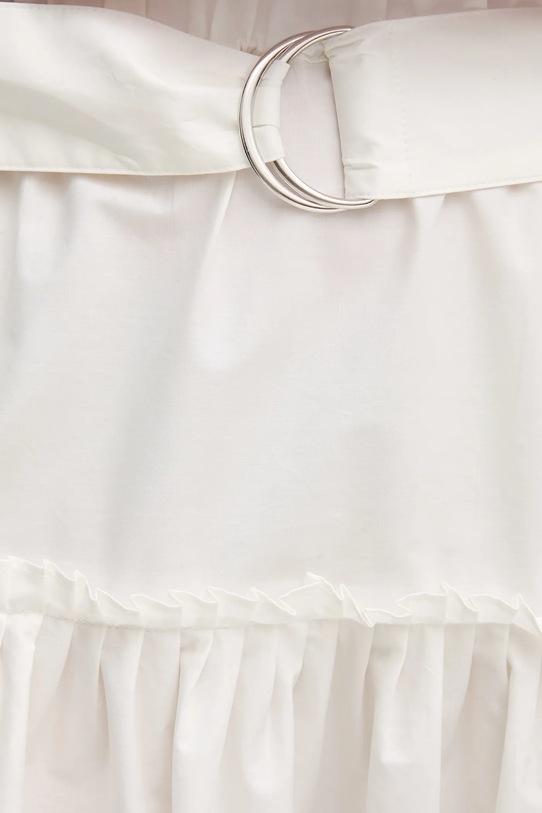 Pamučna suknja Sisley bijela 4XUCL002Q