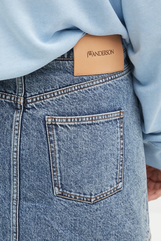 JW Anderson denim skirt Patch Pocket Mini blue DK0026.PG1619.172