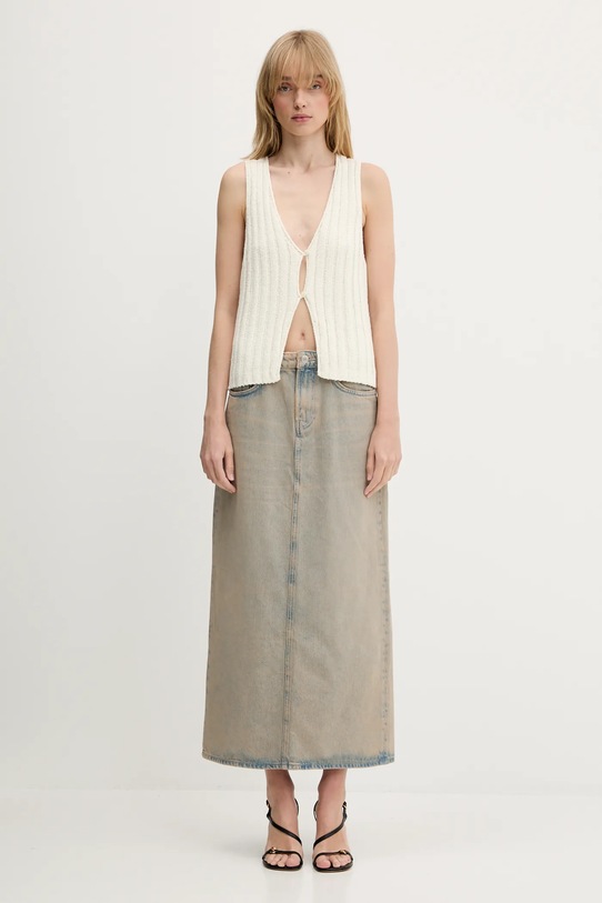 Samsoe Samsoe gonna di jeans Saelsie Long F25100166 beige