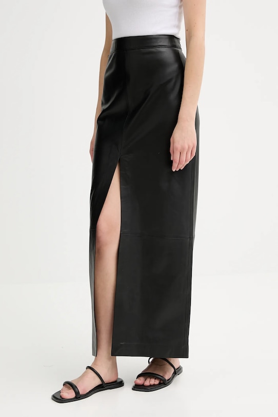 Filippa K bőr szoknya fekete 31409.FK