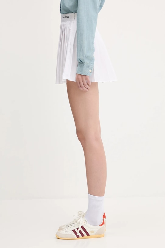 Памучна пола Sporty & Rich Serif Logo Anae SK018612300WH01 бял SS25