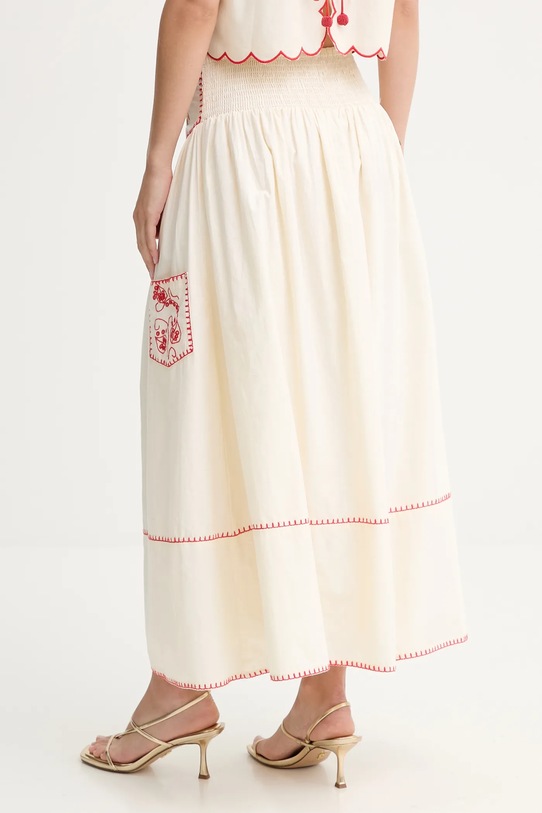 Odzież Never Fully Dressed spódnica bawełniana NFDSK650 beżowy